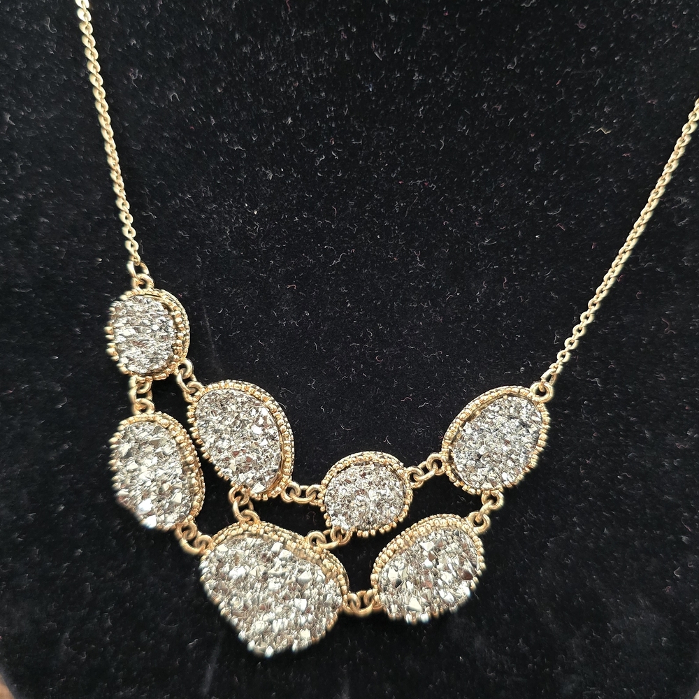 Elegant Gold and Silver Necklace